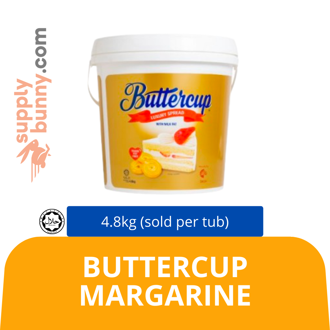 Buttercup Margarine 4.8kg (sold per tub) — HORECA Suppliers Supplybunny