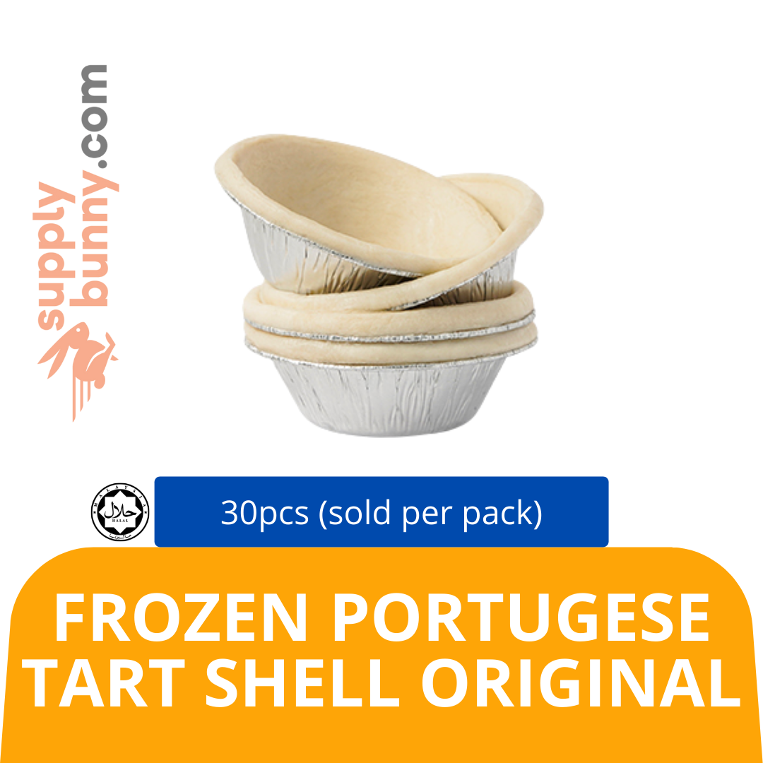 Frozen Portugese Tart Shell Original 30pcs (sold per pack) Le Cakery