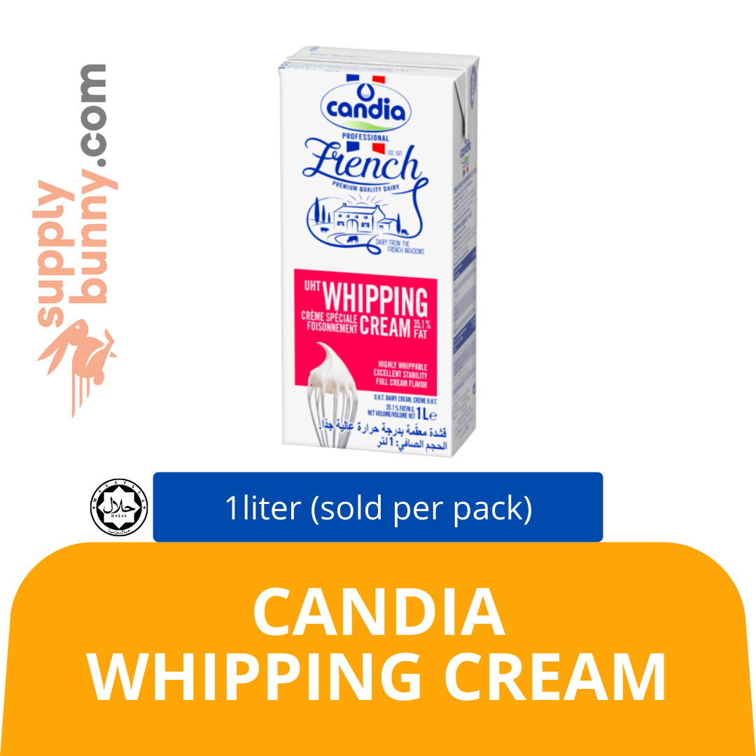 Candia Whipping Cream 1L (sold per pack) Le Cakery — HORECA Suppliers