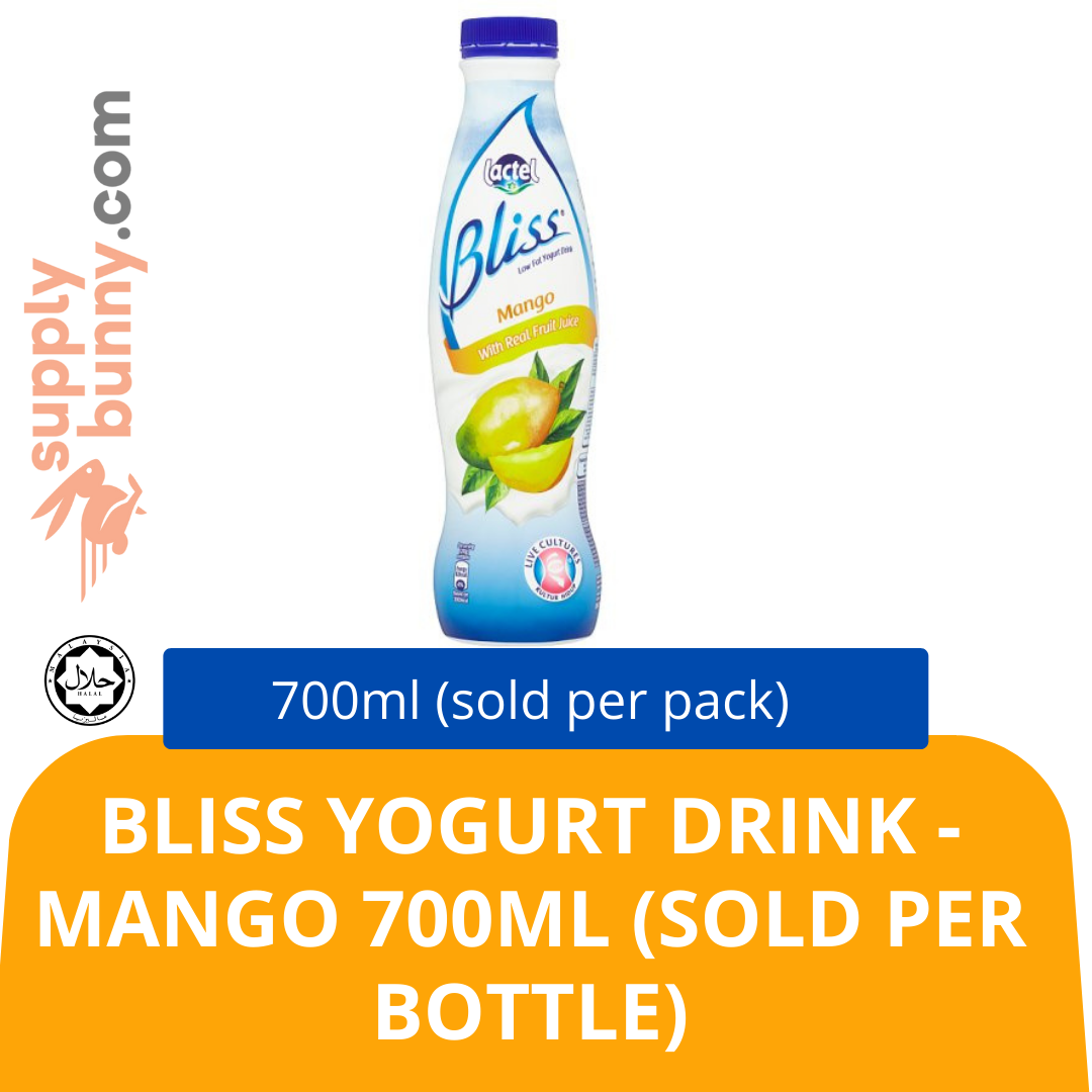 BLISS Yogurt Drink Mango 700ml (sold per bottle) Halal Halal — HORECA