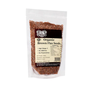 Image of Mamami Organic Brown Flaxseed (200g) (sold per pack) MAMAMI from Supplybunny.com