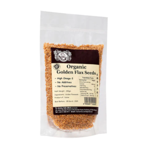 Image of Mamami Organic Golden Flaxseed (200g) (sold per pack) MAMAMI from Supplybunny.com