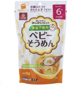 Image of HAKUBAKU BABY NOODLES SOMEN (100g) (sold per pack) MAMAMI from Supplybunny.com