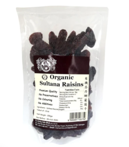 Image of Mamami Organic Sultana Raisin(200g) (sold per pack) MAMAMI from Supplybunny.com
