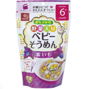 Image of HAKUBAKU BABY NOODLES SWEET POTATO (100g) (sold per pack) MAMAMI from Supplybunny.com