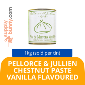 Image of PELLORCE & JULLIEN CHESTNUT PASTE VANILLA FLAVOURED 1KG (sold per box) BidFood from Supplybunny.com