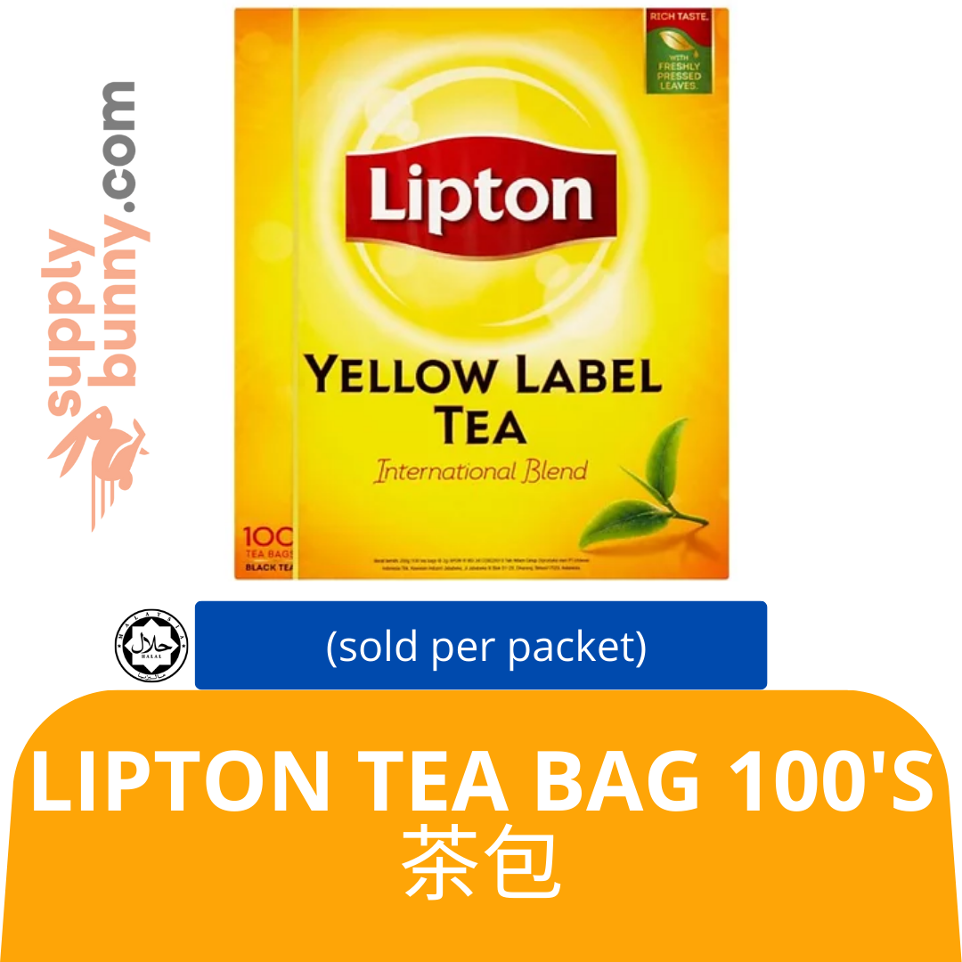 Lipton Tea Bag 100's (sold per packet) — HORECA Suppliers Supplybunny