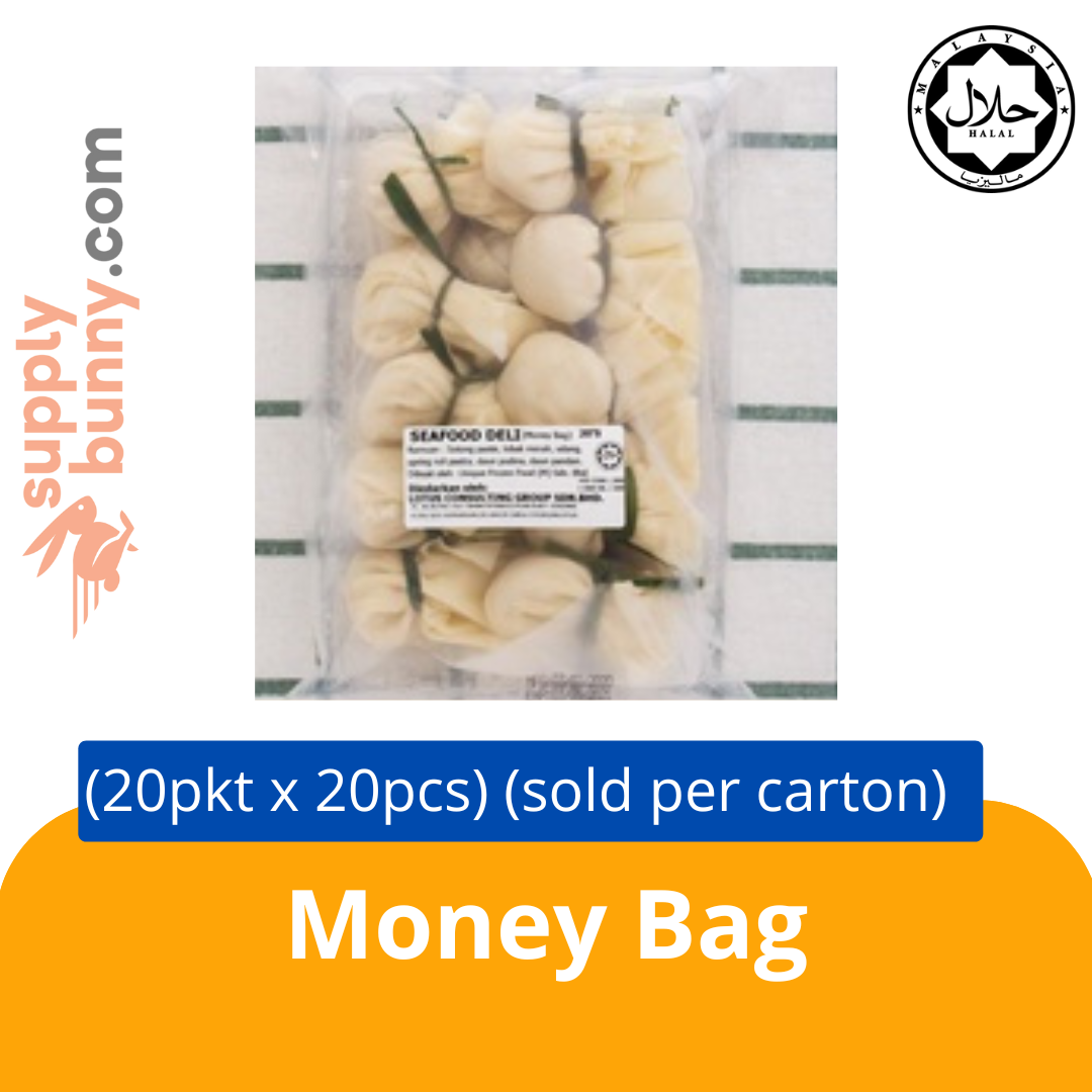 Money Bag/ Seafood Deli (20pkt x 20pcs) (sold per carton) LOX Malaysia B2B — HORECA Suppliers