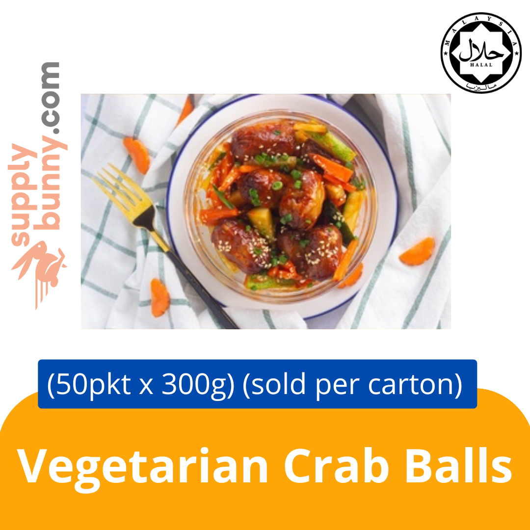 Vegetarian Crab Balls (50pkt x 300g) (sold per carton) LOX Malaysia B2B