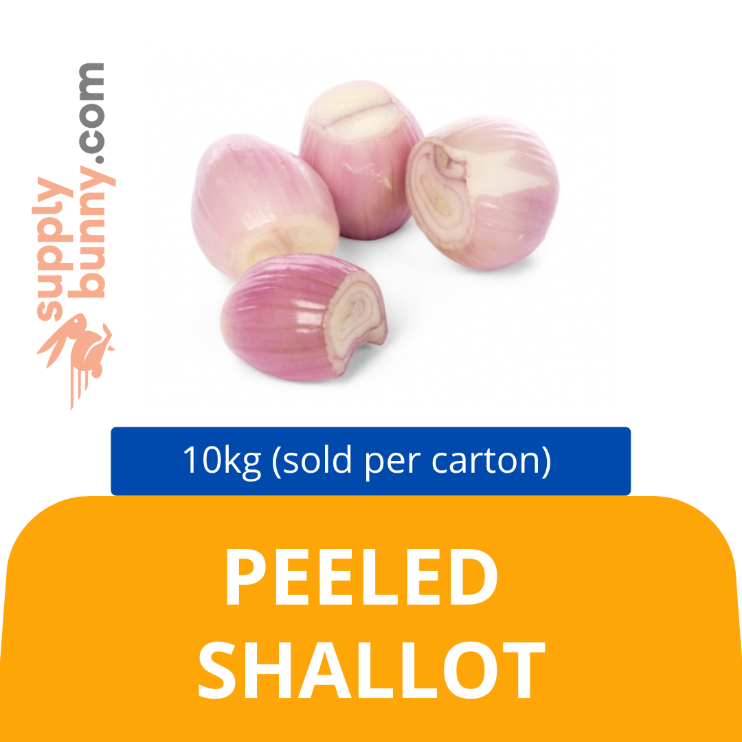 Shallot Peeled 10kg (sold per carton) Alcofresh B2B — HORECA Suppliers Supplybunny