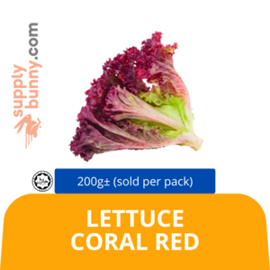 Image of Lettuce Coral Red 200g± (sold per pack) from Supplybunny.com