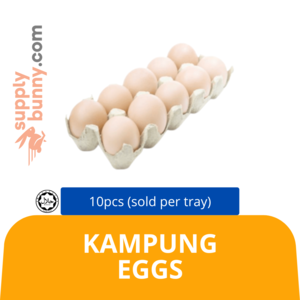 Image of Egg Kampung 10pcs (sold per tray) from Supplybunny.com