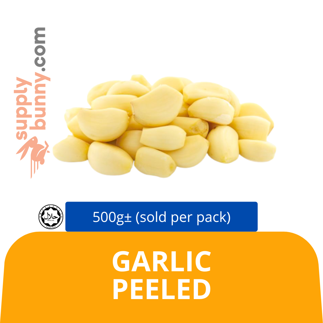 Garlic Peeled 500g+ (sold per pack) Nature Farm — HORECA Suppliers Supplybunny