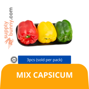 Image of Mix Capsicum 3pcs (sold per pack) from Supplybunny.com