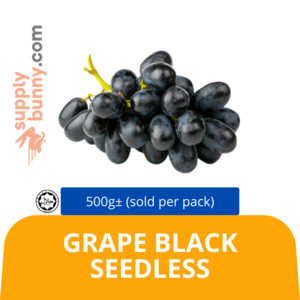 Image of Grape Black Seedless 500g± (sold per pack) from Supplybunny.com