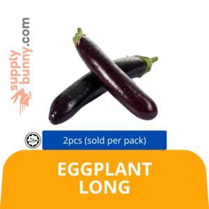 Image of Eggplant Long 2pcs (sold per pack) from Supplybunny.com