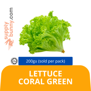 Image of Lettuce Coral Green 200g± (sold per pack) from Supplybunny.com