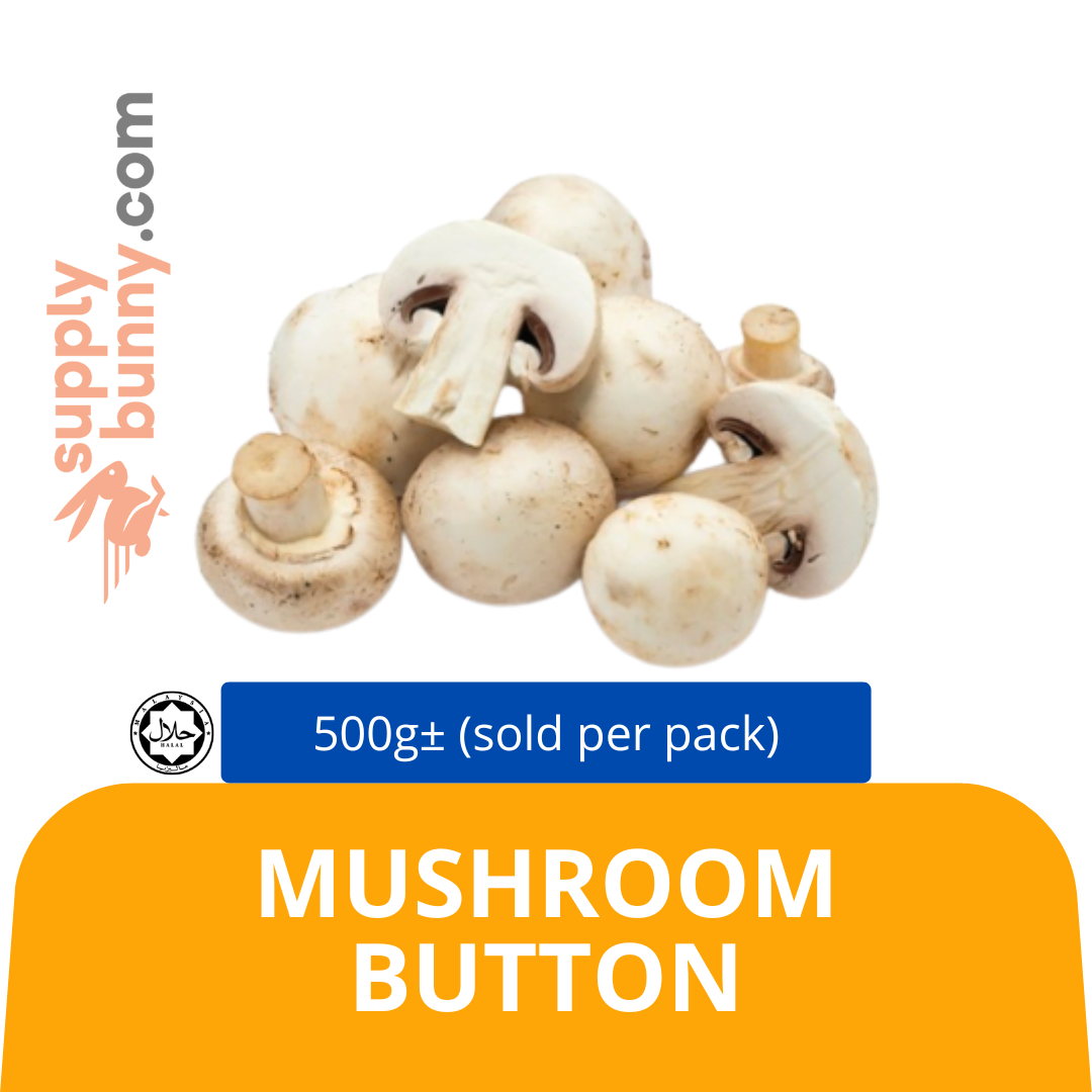 Mushroom Button 500g± (sold per pack) — HORECA Suppliers Supplybunny