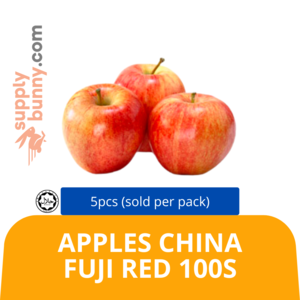 Image of Apples China Fuji Red 100s 5pcs (sold per pack) from Supplybunny.com
