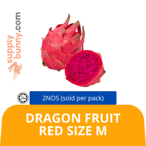 Image of Dragon Fruit Red Size M 2nos (sold per pack) from Supplybunny.com