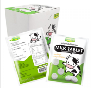 Image of Roscela Malt Tablet - Milk (18g) (sold per pack) MAMAMI from Supplybunny.com