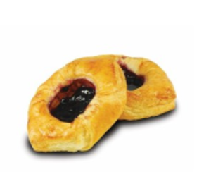 Image of Blueberry Flavor Baked Frozen Danish Pastry 25g/pc x 90 per carton (Sold per Carton) from Supplybunny.com
