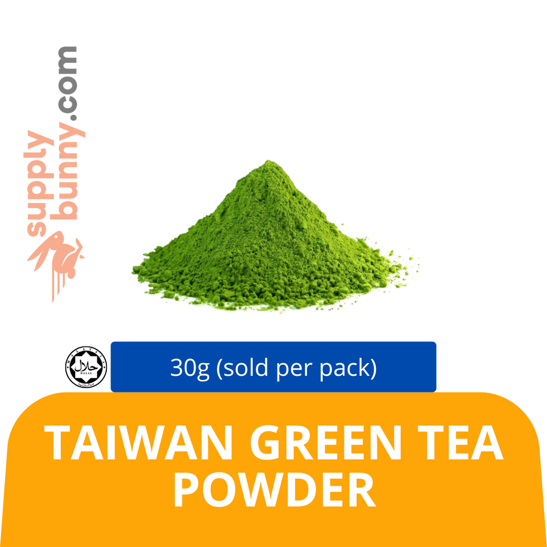 Taiwan Green tea powder 30g (sold by pack) Le Cakery — HORECA Suppliers