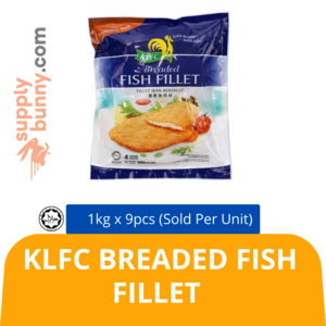 Image of KLFC Breaded Fish Fillet (1kg x 9pcs) (sold per pack) from Supplybunny.com