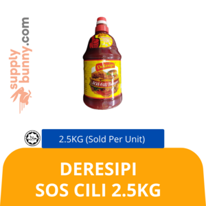 Image of DeResipi Sos Cili 2.5kg (sold per bottle) from Supplybunny.com