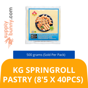 Image of KG Springroll Pastry (8'5 x 40pcs) (sold per pack) from Supplybunny.com