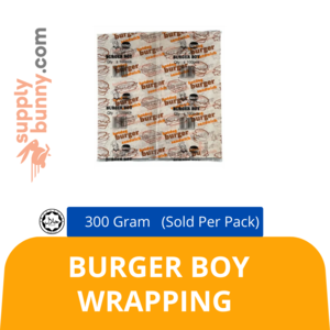 Image of Burger Boy Wrapping (sold per pack) from Supplybunny.com