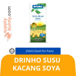 Image of Drinho Susu Kacang Soya 250ml (sold per pack) from Supplybunny.com