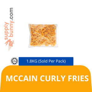 Image of McCain Curly Fries 1.8kg (sold per pack) from Supplybunny.com