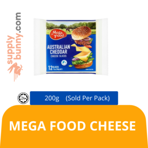 Image of Mega Food Cheese 200g (sold per pack) from Supplybunny.com