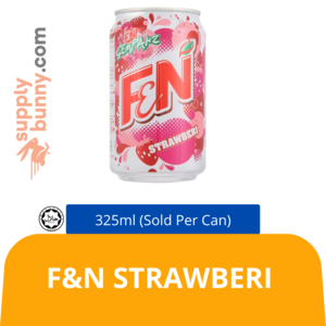Image of F&N Strawberi 325ml (sold per can) from Supplybunny.com