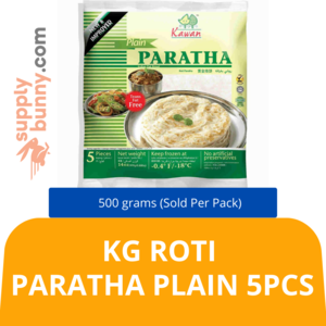 Image of KG Roti Paratha Plain 5pcs (sold per pack) from Supplybunny.com