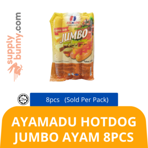Image of Ayamadu Hotdog Jumbo Ayam 8pcs (sold per pack) from Supplybunny.com