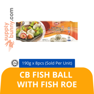 Image of CB Fish Ball With Fish Roe (190g x 8pcs) (sold per pack) from Supplybunny.com