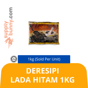 Image of DeResipi Lada Hitam 1kg (sold per pack) from Supplybunny.com