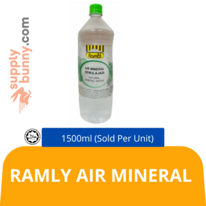 Image of Ramly Air Mineral 1500ml (sold per bottle) Mineral Water from Supplybunny.com