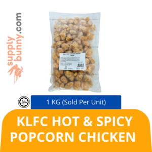 Image of KLFC Hot & Spicy Popcorn Chicken 1kg (sold per pack) from Supplybunny.com
