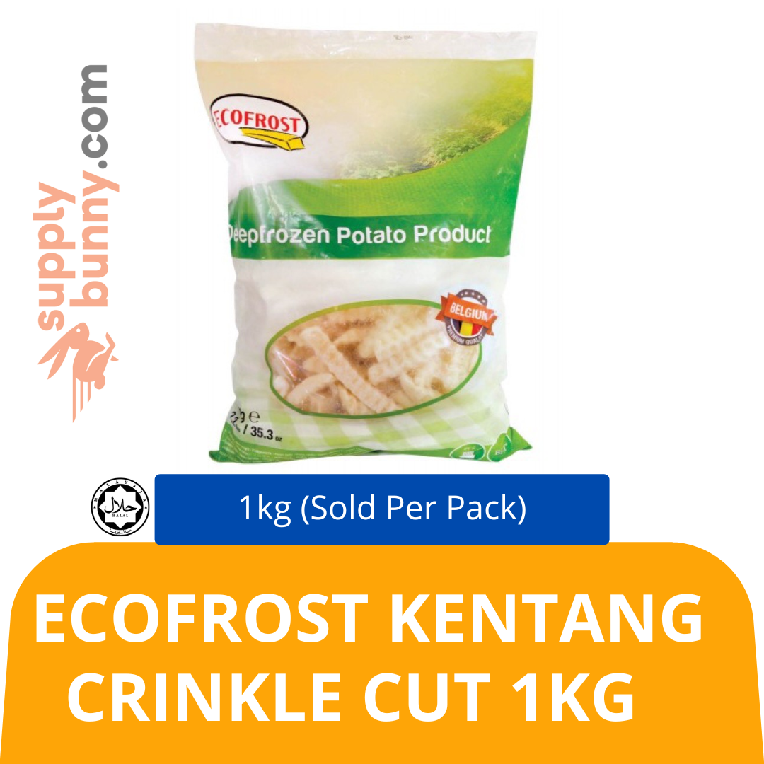 Ecofrost Kentang Crinkle Cut 1kg HORECA Suppliers Supplybunny ecofrost-kentang-crinkle-cut-1kg-horeca-suppliers-supplybunny