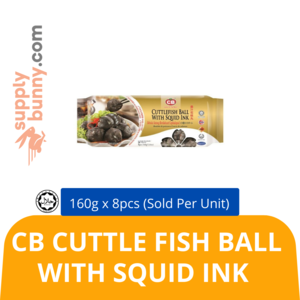 Image of CB Cuttle Fish Ball With Squid Ink 160g x 8pcs (sold per pack) from Supplybunny.com