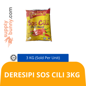 Image of DeResipi Sos Cili 3kg (sold per bottle) from Supplybunny.com