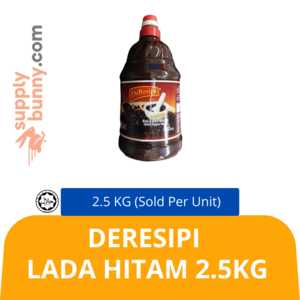 Image of DeResipi Lada Hitam 2.5kg (sold per bottle) from Supplybunny.com