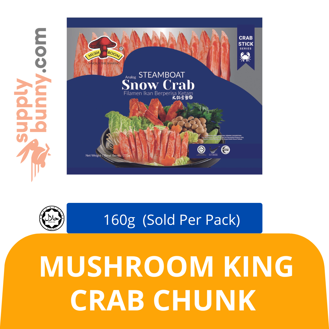 Mushroom King Crab Chunk 160g — HORECA Suppliers Supplybunny