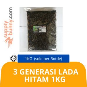 Image of 3 Generasi Lada Hitam 1KG (sold per pack) from Supplybunny.com
