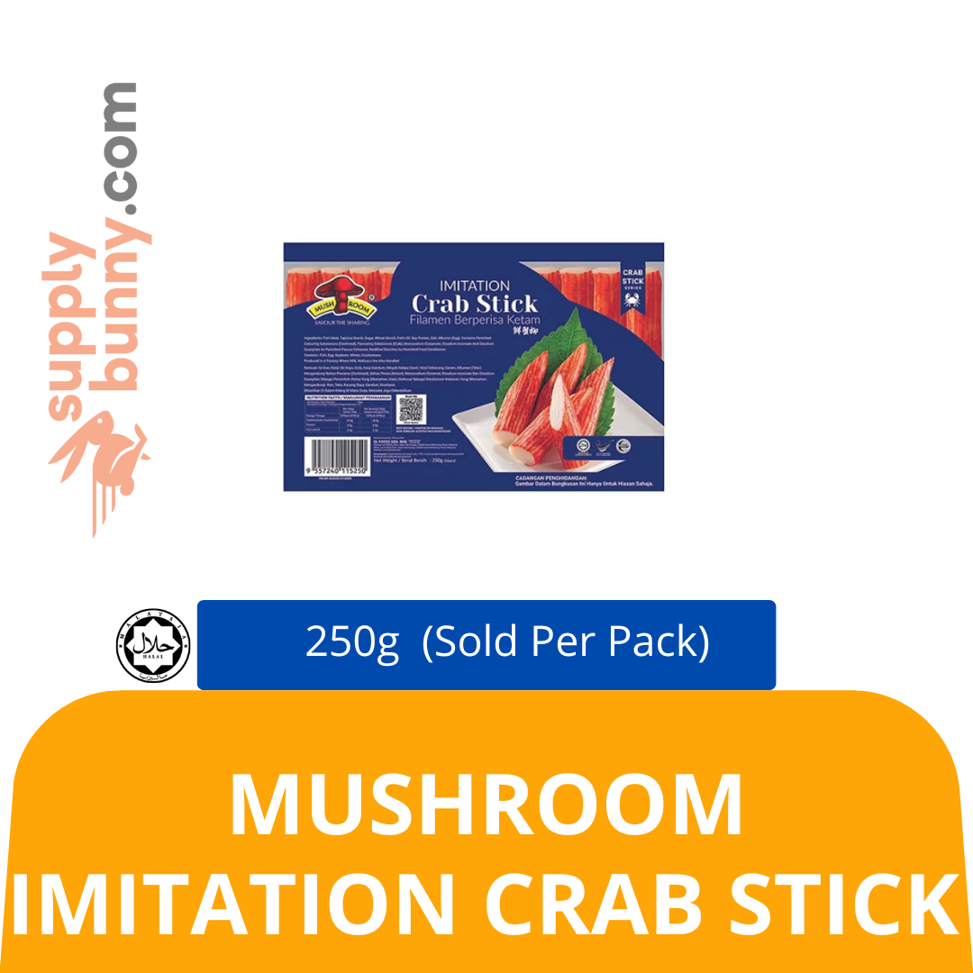 Mushroom Imitation Crab Stick 250g — HORECA Suppliers Supplybunny