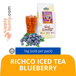 Image of RichCo Iced Tea Blueberry 1kg (sold per pack) RichCo from Supplybunny.com