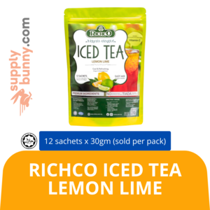 Image of RichCo Iced Tea Lemon Lime (12 sach x 30gm) (sold per pack) RichCo from Supplybunny.com